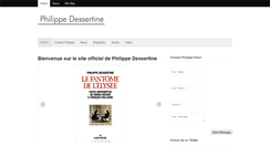 Desktop Screenshot of philippedessertine.com