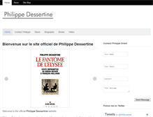Tablet Screenshot of philippedessertine.com